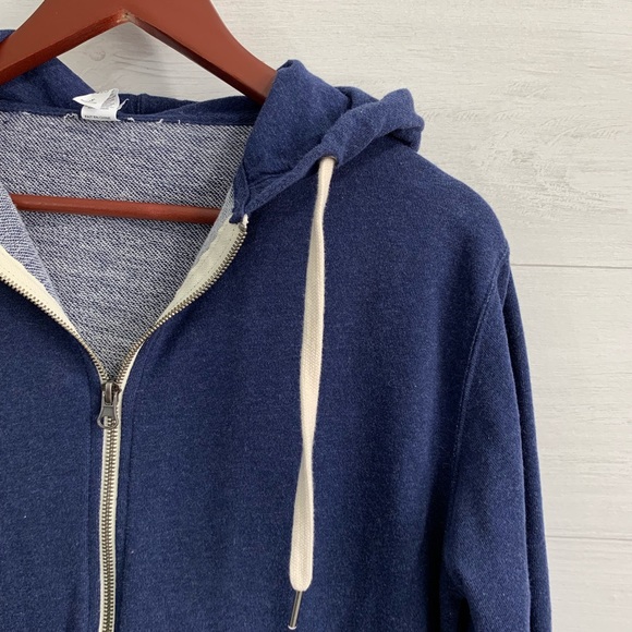 Microsoft Navy Windows Logo Full Zip Hoodie - Picture 2 of 7